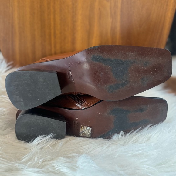 Rejina Pyo Miki Pecan Leather Short Heel Boot - Picture 14 of 15